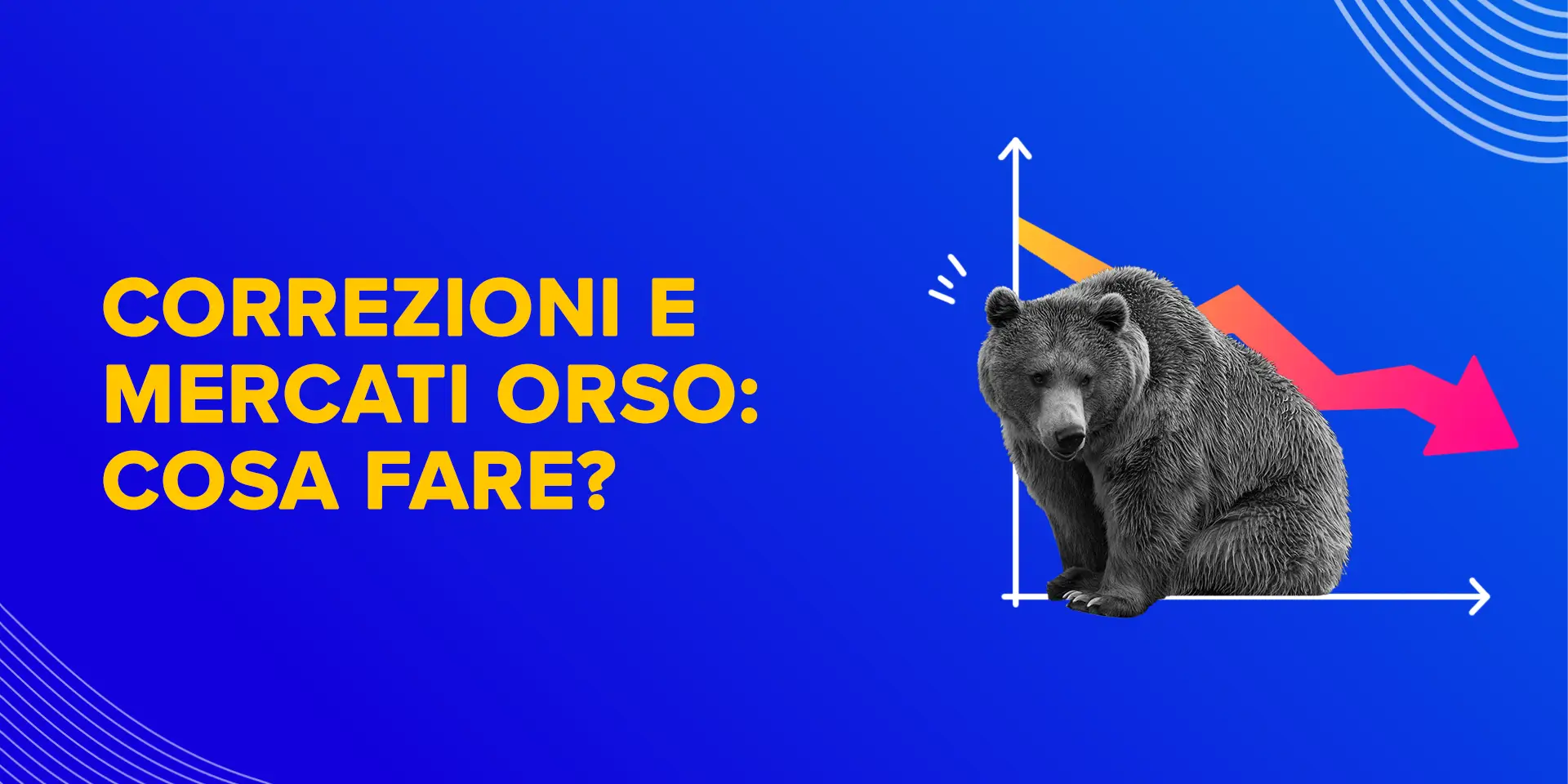 Rappresentazione visiva dell'articolo: Correzioni e mercati Orso: cosa fare?